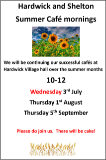 Selton and Hardwick Summer Cafe Mornings